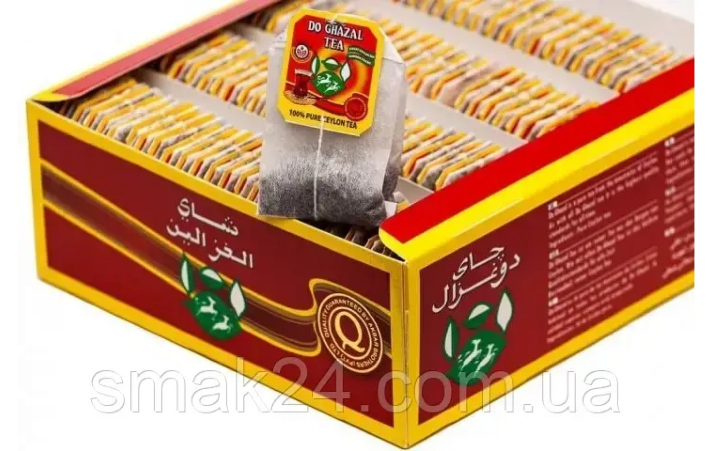 Чай черный цейлонский  Akbar «Do Ghazal Tea Pure Ceylon» (100 пакх2г) 200г Шри-Ланка