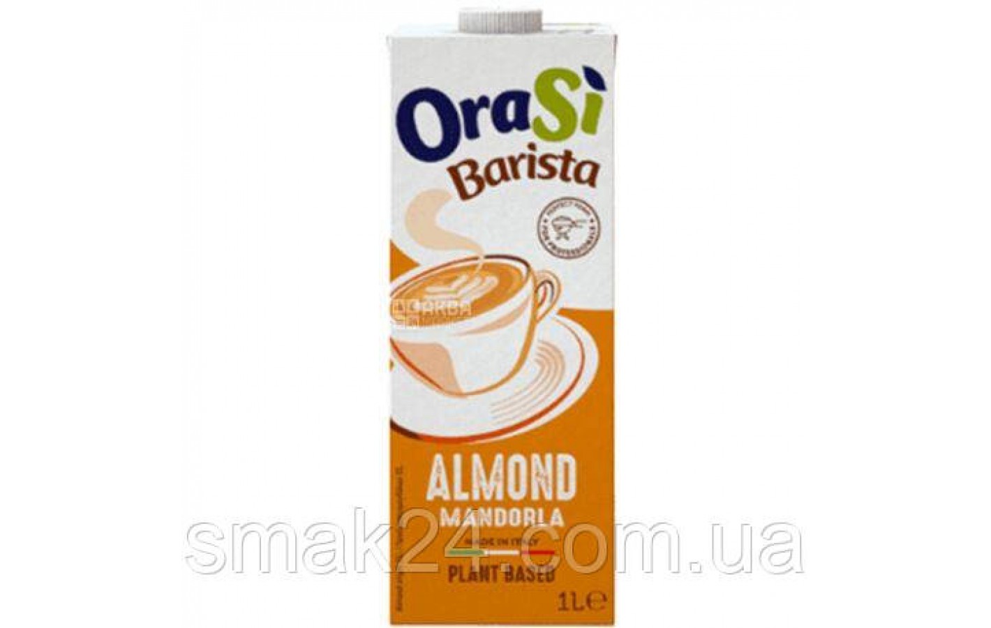 Молоко рослинне Мигдальне БЕЗ ГЛЮТЕНА Barista OraSi Almond 1,7% 1 л Італія