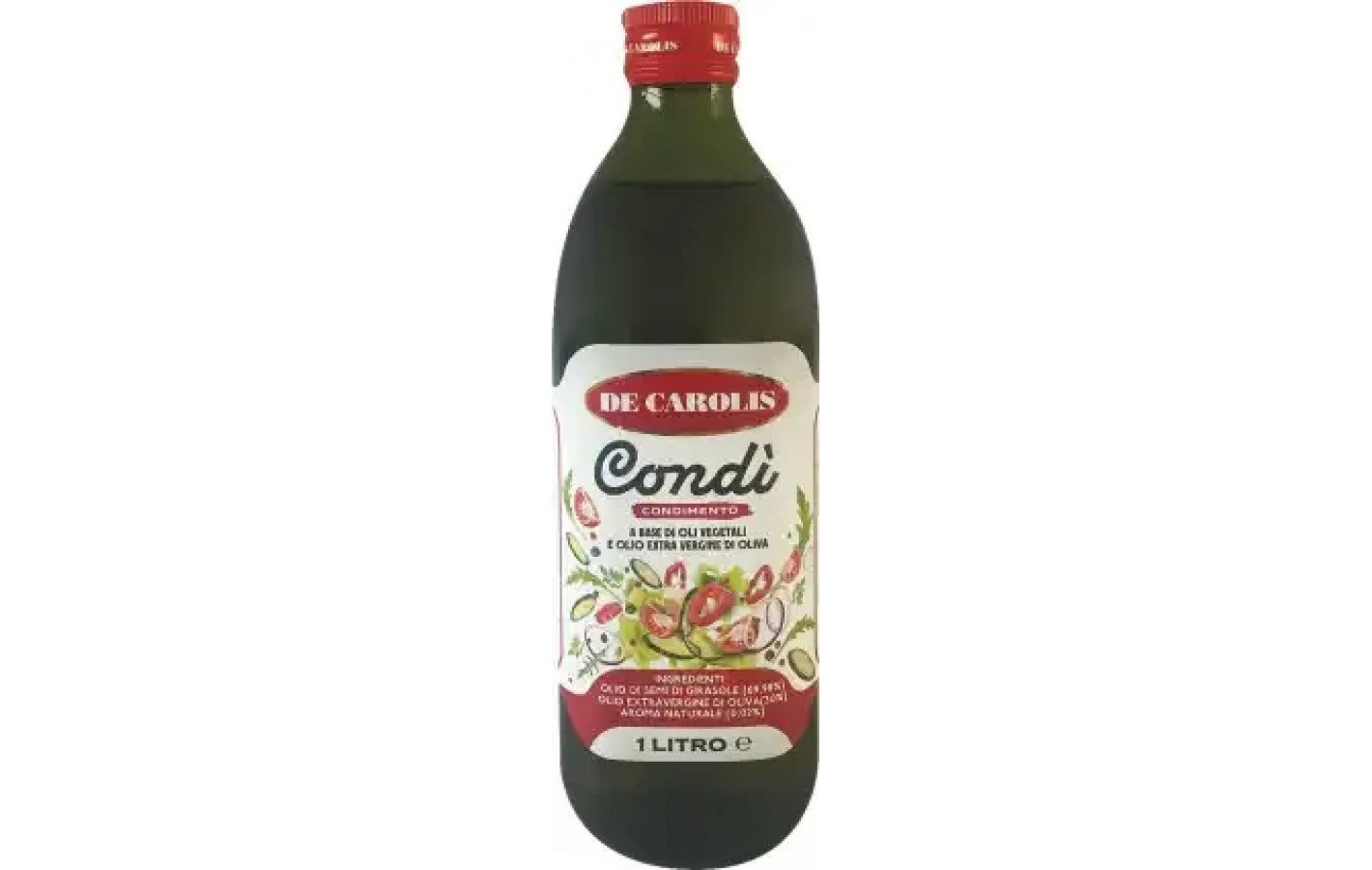 Смесь подсолнечного и оливкового масел De Carolis Condi  1л Италия