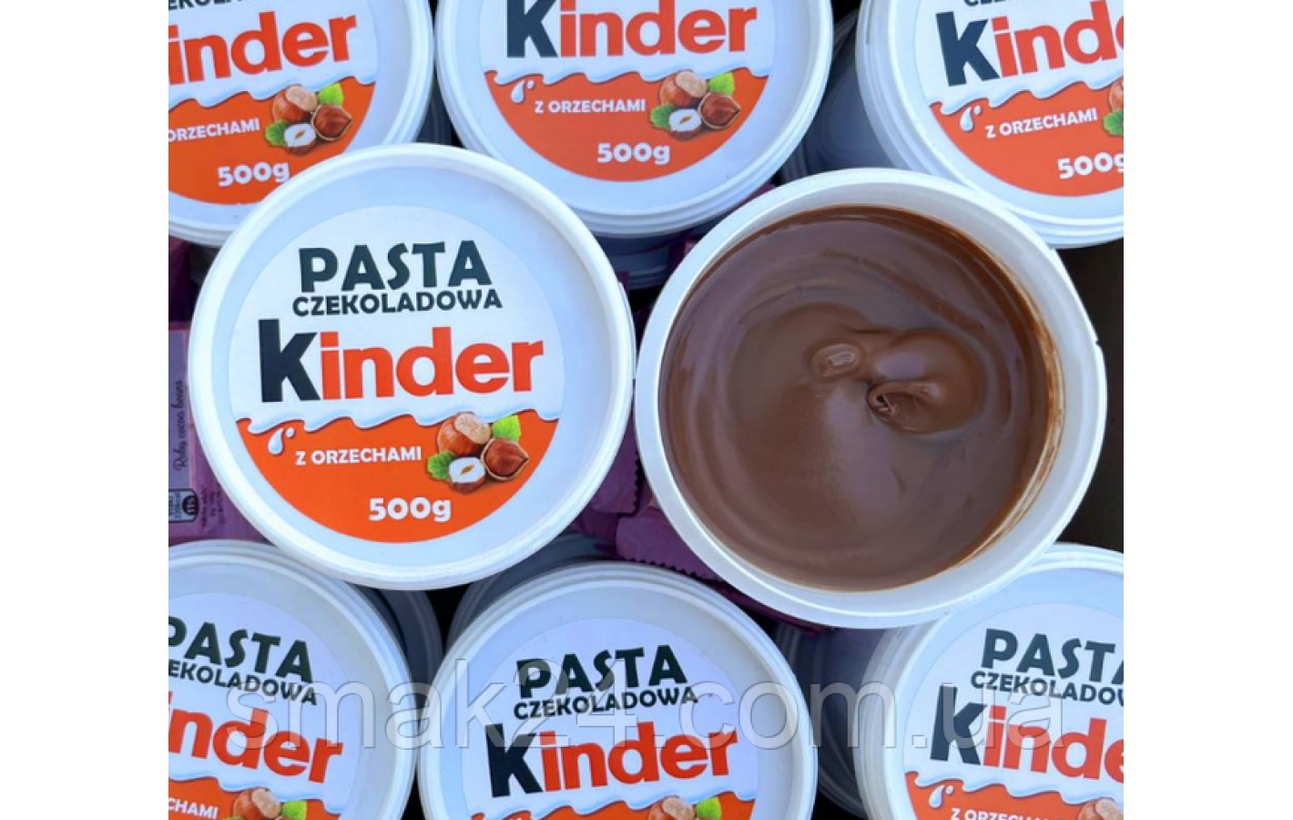 Шоколадно-ореховая паста (крем) с фундуком Kinder Польша 500г