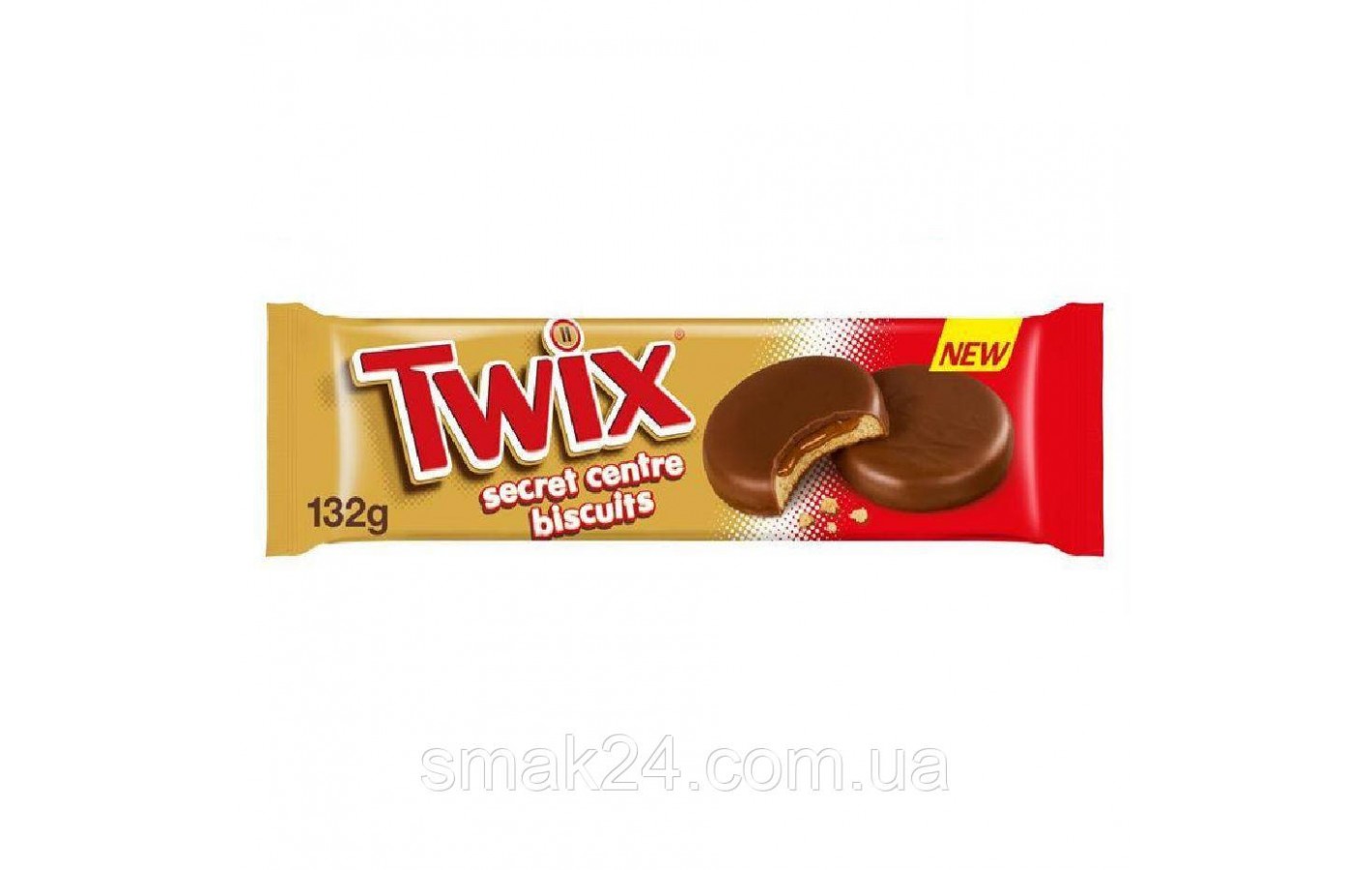 Печиво шоколадне з карамеллю Twix Secret Centre Biscuits 132 г Великобританія