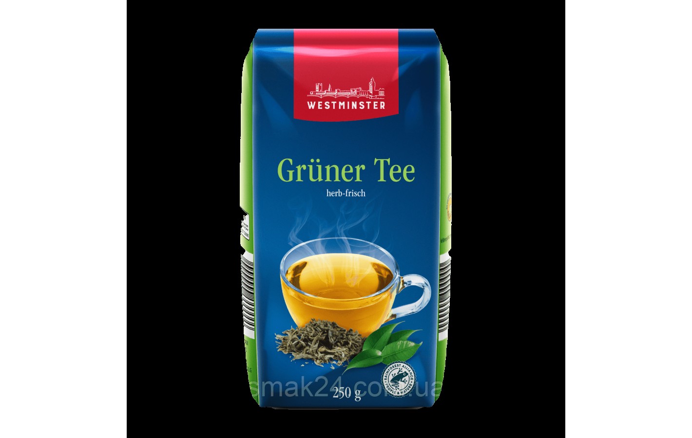 Чай зеленый среднелистовой  Westminster Gruner Tee herb-frisch 250г Германия