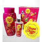 Подарочный набор с ароматом вишни Chupa Chups для душа (Гель, мист и мочалка) Великобритания