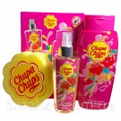 Подарочный набор с ароматом клубники Chupa Chups для душа (Гель, мист и мочалка) Великобритания