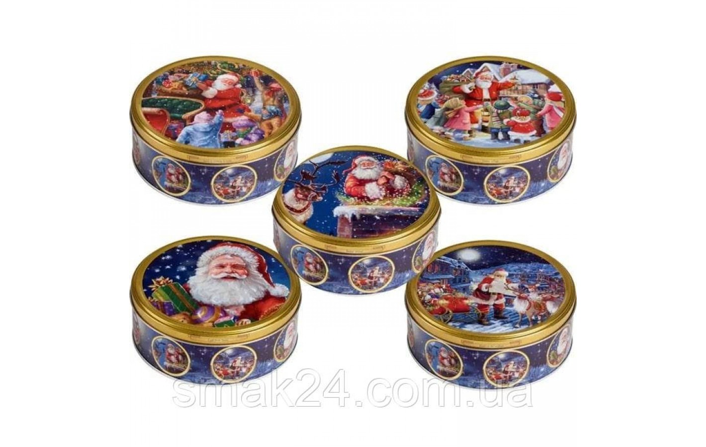 Печиво вершкове Jacobsens Bakery Nostalgic Santa в ж/б 340 г Данія