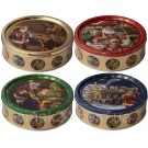 Печенье сливочное Jacobsens Bakery Vintage Christmas Античне Різдво  в ж/б 150 г Дания