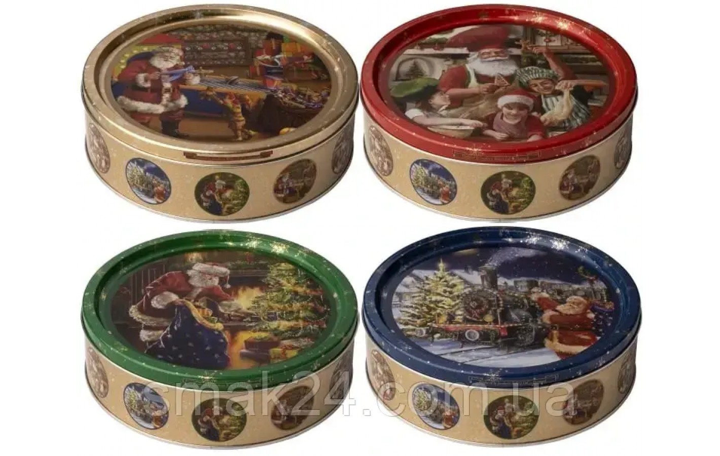 Печенье сливочное Jacobsens Bakery Vintage Christmas Античне Різдво  в ж/б 150 г Дания