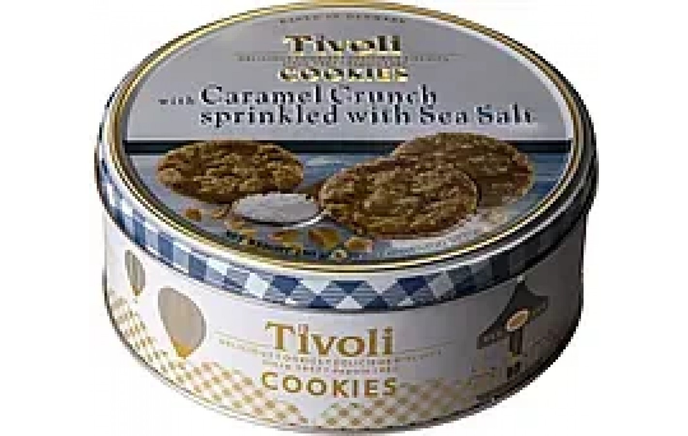 Печиво Jacobsens of Denmark Tivoli Caramel Crunch & Sea Salt у ж/б 150 г Данія