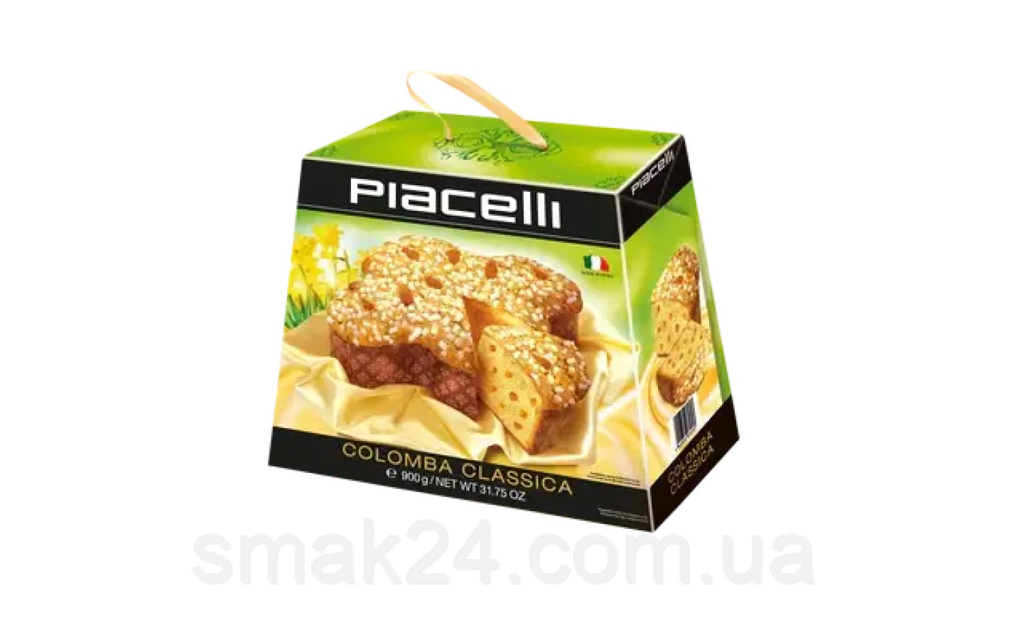 Кекс (Панеттоне) с апельсиновыми цукатами классический Piacelli Colomba Classica 900г Австрия