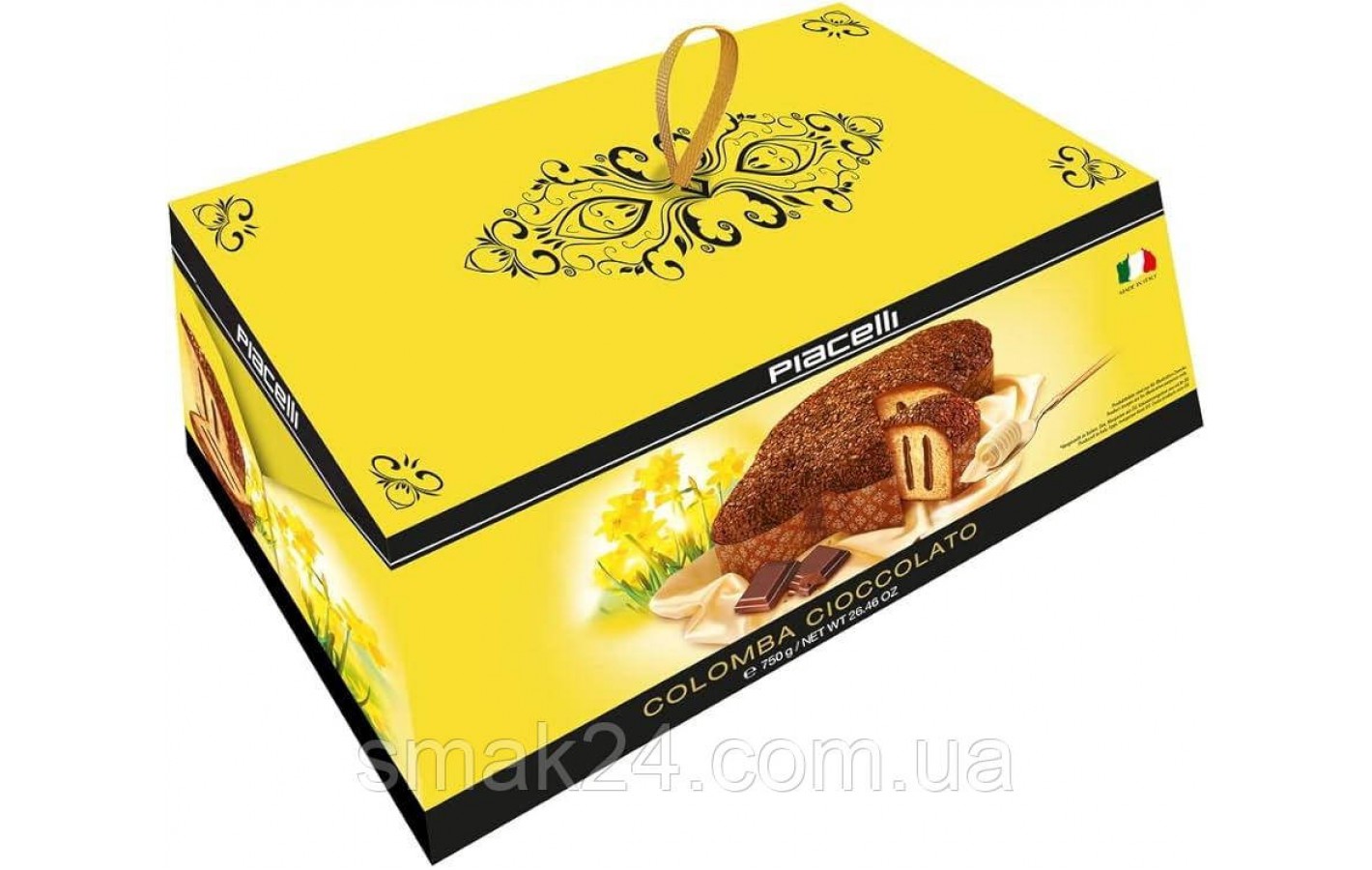 Кекс (Панеттоне) с шоколадным кремом Piacelli Colomba Cioccolato 750г Австрия