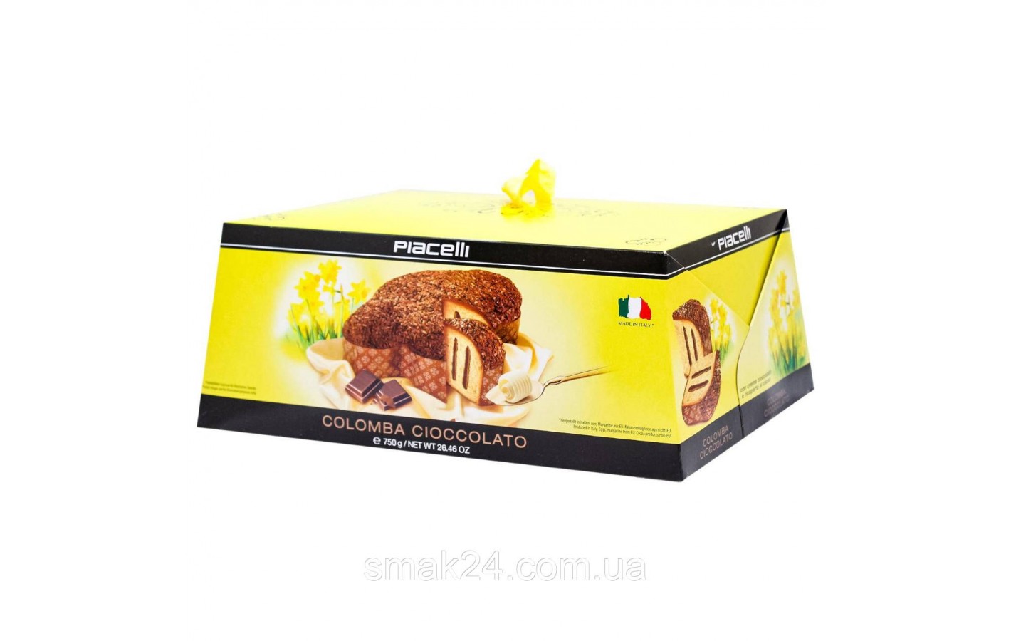 Кекс (Панеттоне) с шоколадным кремом Piacelli Colomba Cioccolato 750г Австрия