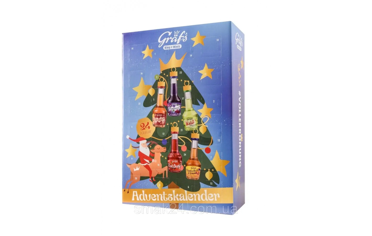 Адвент-Календар Adventcalendar Party-Minis Grafs (24 шт. х 20 мл) 480 мл Німеччина