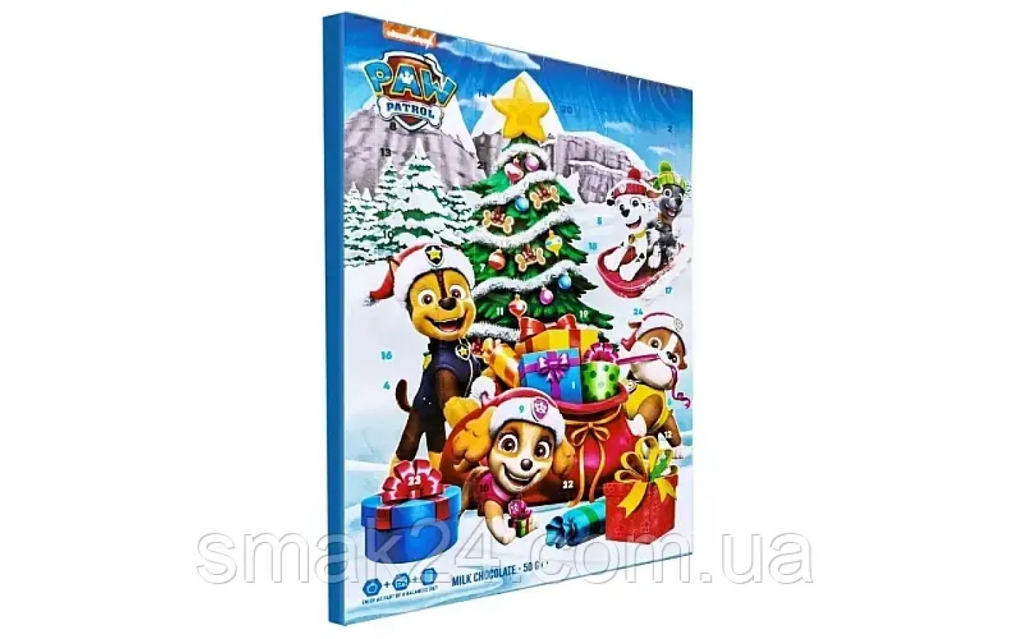 Шоколадный адвент календарь PAW PATROL50г