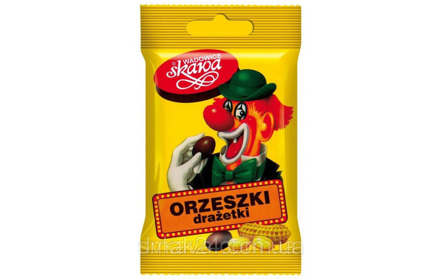 Орешки-драже Orzeszki drazetki Клоун( арахис в шоколаде ) Польша 70г