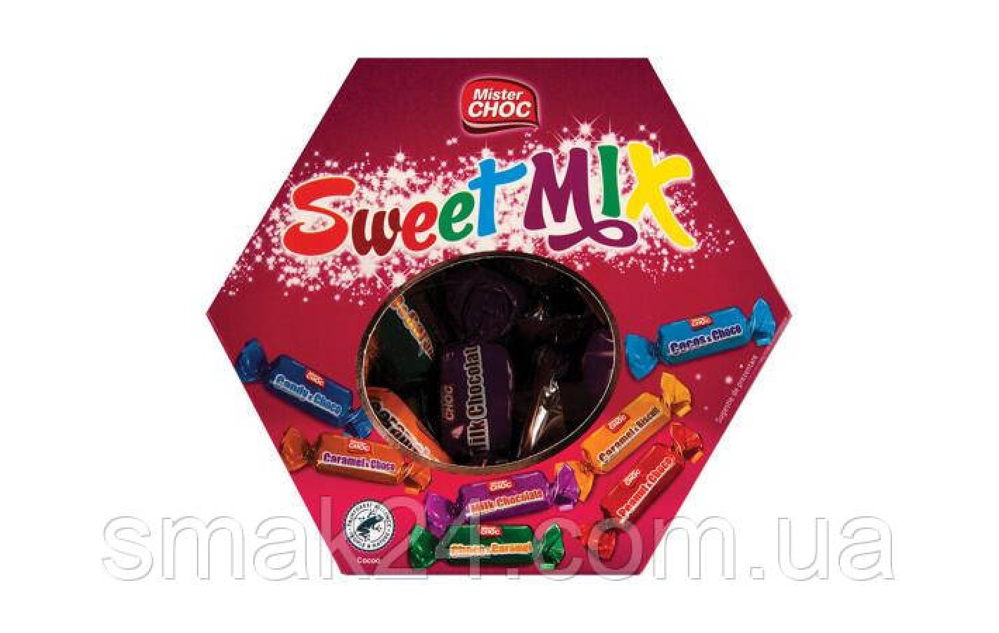 Шоколадные конфеты ассорти Sweet Mix MISTER CHOC 7 вкусов 224г Германия