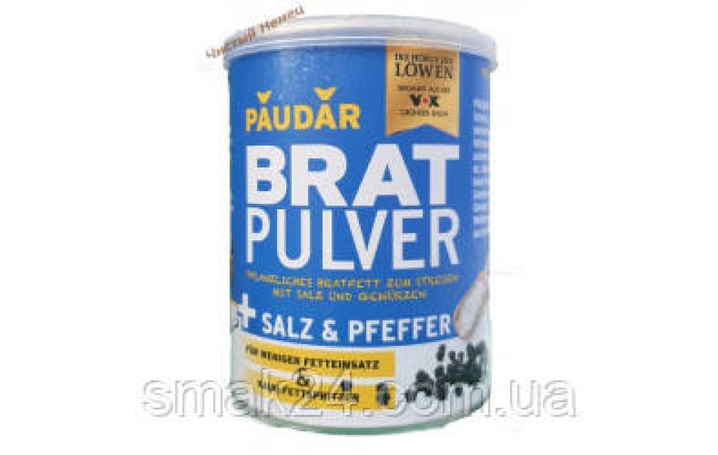 Растительный жир для жарки с солью и черным перцем Brat Pulver 175г Германия