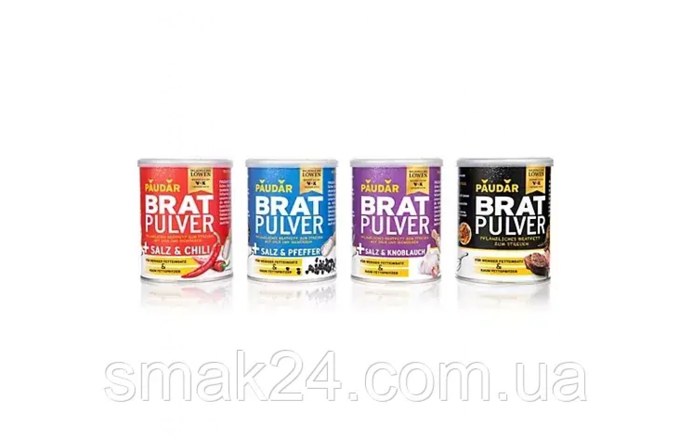 Растительный жир для жарки с солью и черным перцем Brat Pulver 175г Германия