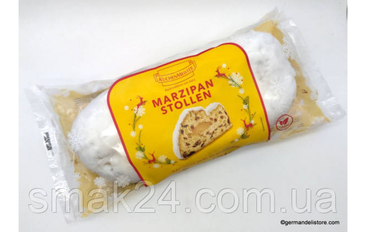 Штолен с марципаном Kuchenmeister Christmas Stollen Marzipan 500г  Германия