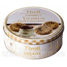 Печиво зі смаком тірамісу та темним шоколадом Tivoli Tiramisu with Dark Chocolate Cookies у ж/б 150 г Данія