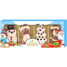 Рождественский набор шоколадных фигурок (4шт) Heidi 80г Румыния