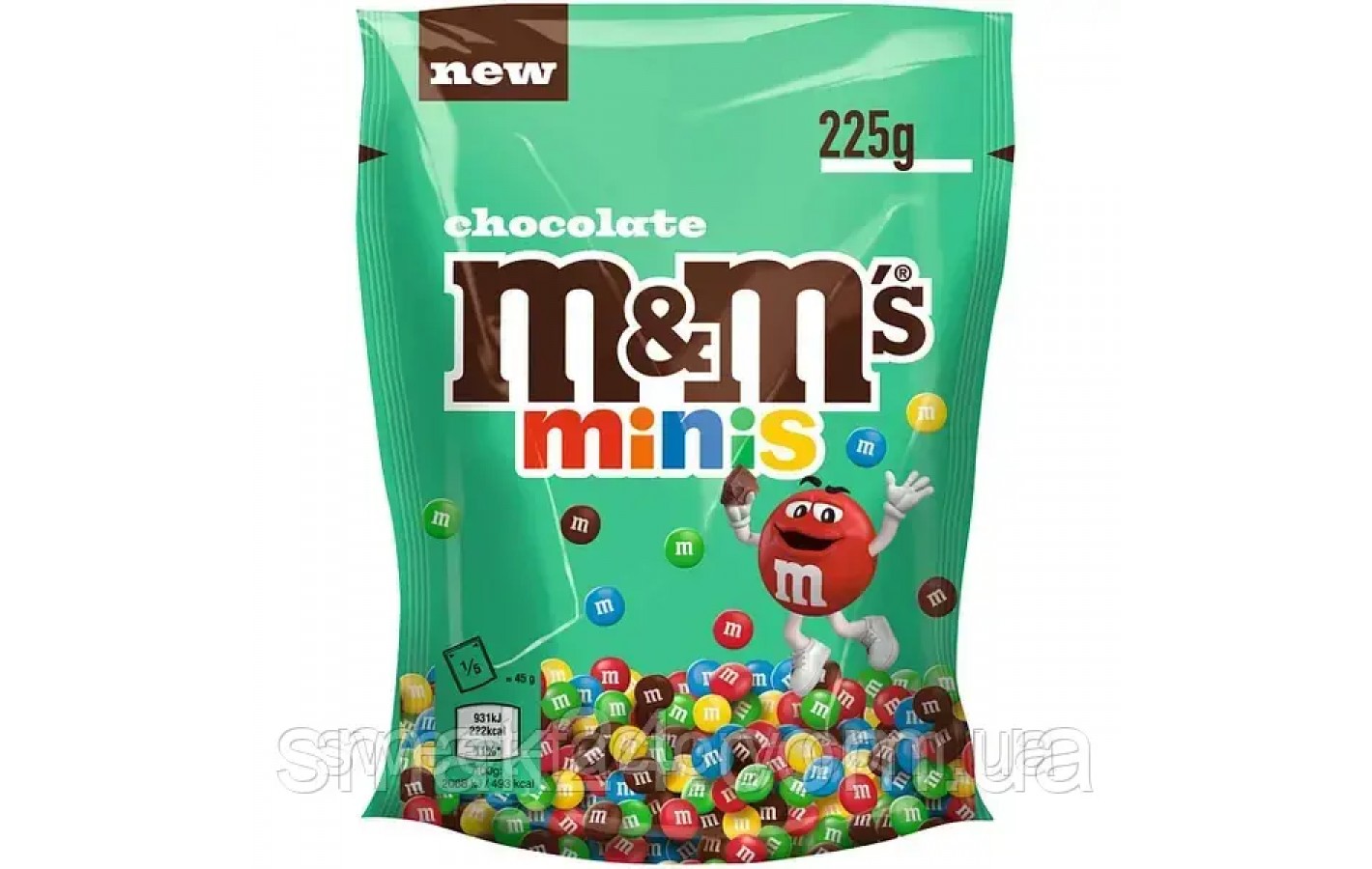 Мини-Шоколадное драже в цветной глазури   M&M`S Choocolate Minis 225г Германия