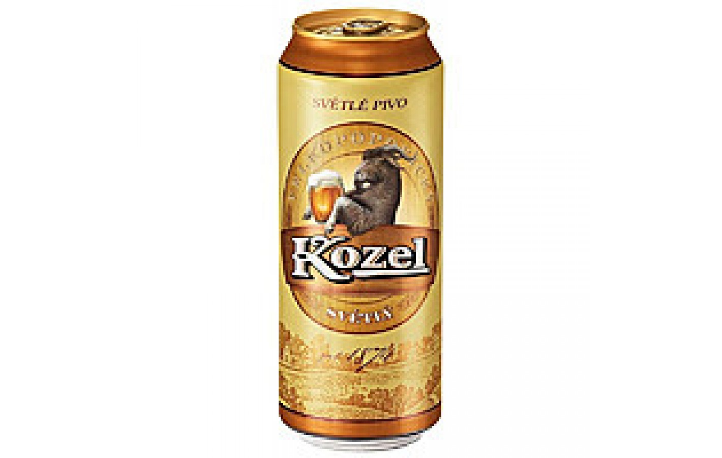 Пиво светлое Kozel Козел 4% 0.5 л ж\б Украина