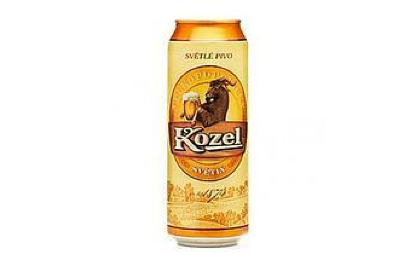 Пиво светлое Kozel Козел 4% 0.5 л ж\б Украина