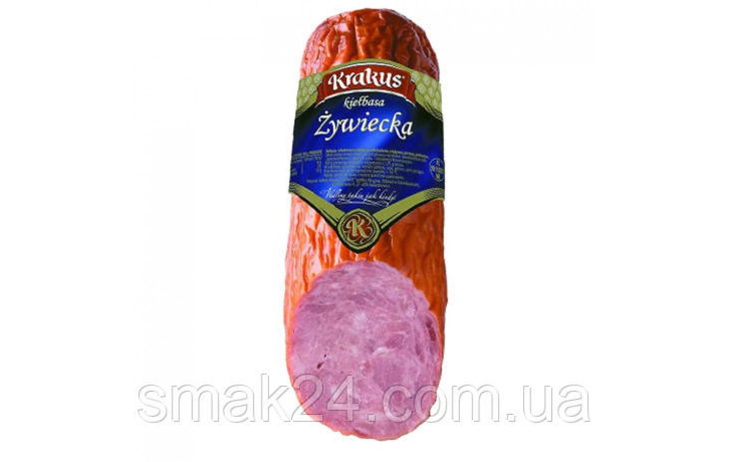 Ковбаса зі свинини (Ветчинно-рублена) Живецька Zywiecka Kielbasa Wedlin 600 г Польща