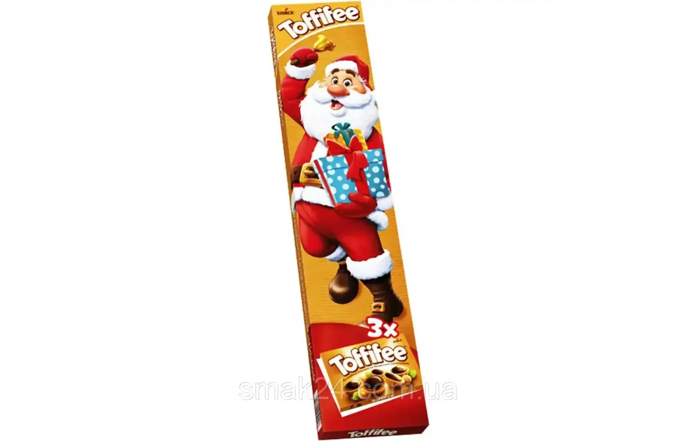 Конфеты Toffifee фундук в карамели с кремовой нугой и шоколадом (3штх125г) 375г Германия (в ассортименте)
