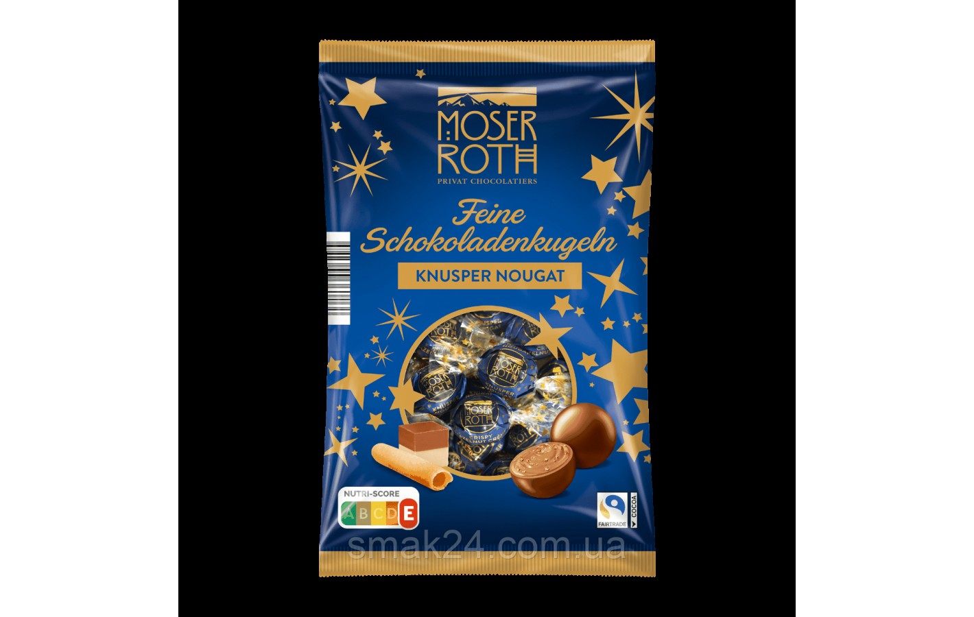 Шоколадные конфеты с хрустящей нугой Moser Roth Feine Ostereier Knusper Nugat 150г Германия