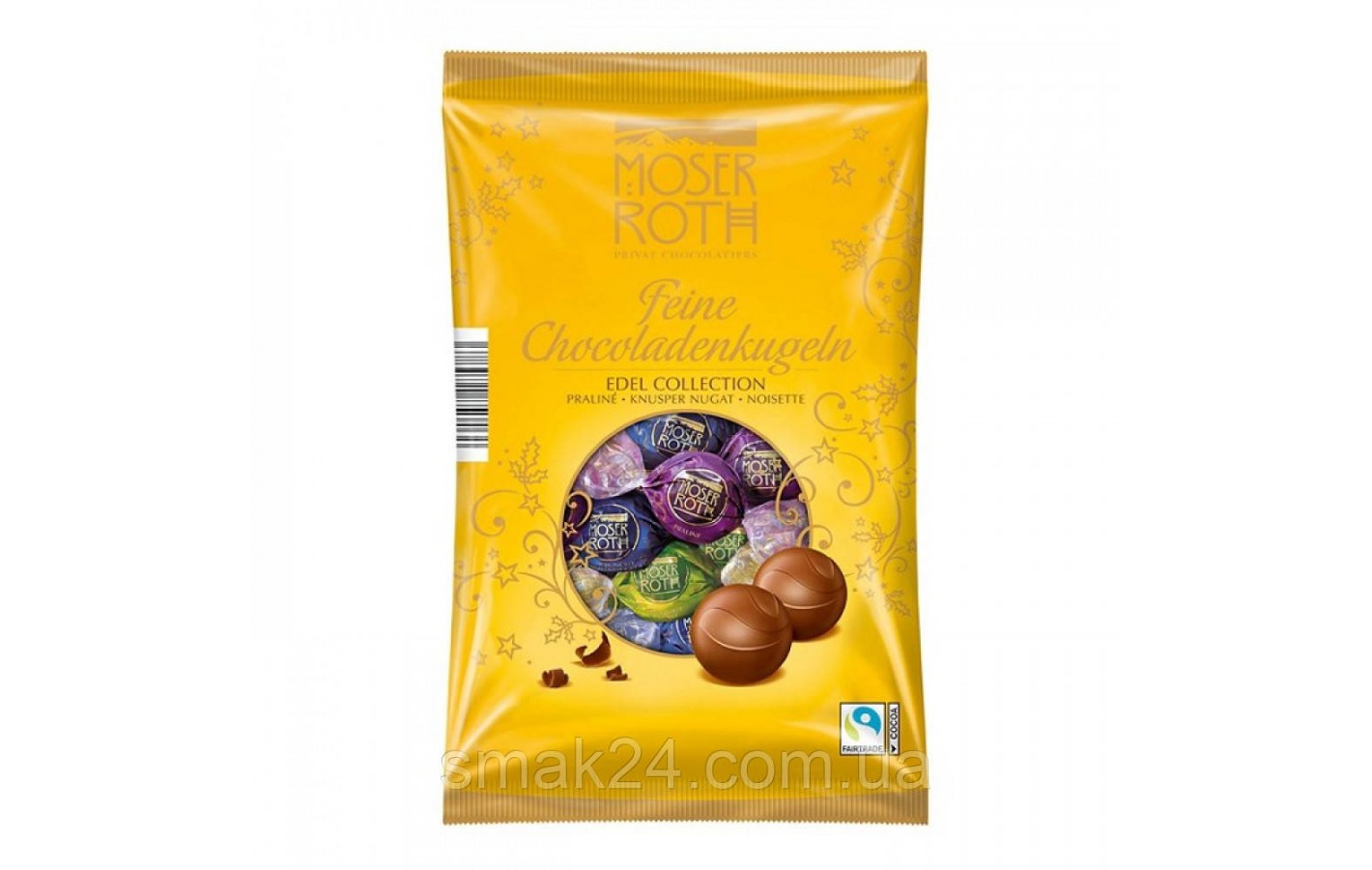 Шоколадні цукерки Асорті Moser Roth Feine Ostereier Edel Collection 150 г Німеччина