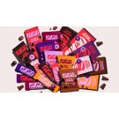 Шоколад чорний зі шматочками фундука 53% какао Nucao Crunchy Hazelnut 85 г Німеччина