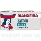 Лосось натуральний слабосолений Rianxeira Salmon al natural 80 г Іспанія