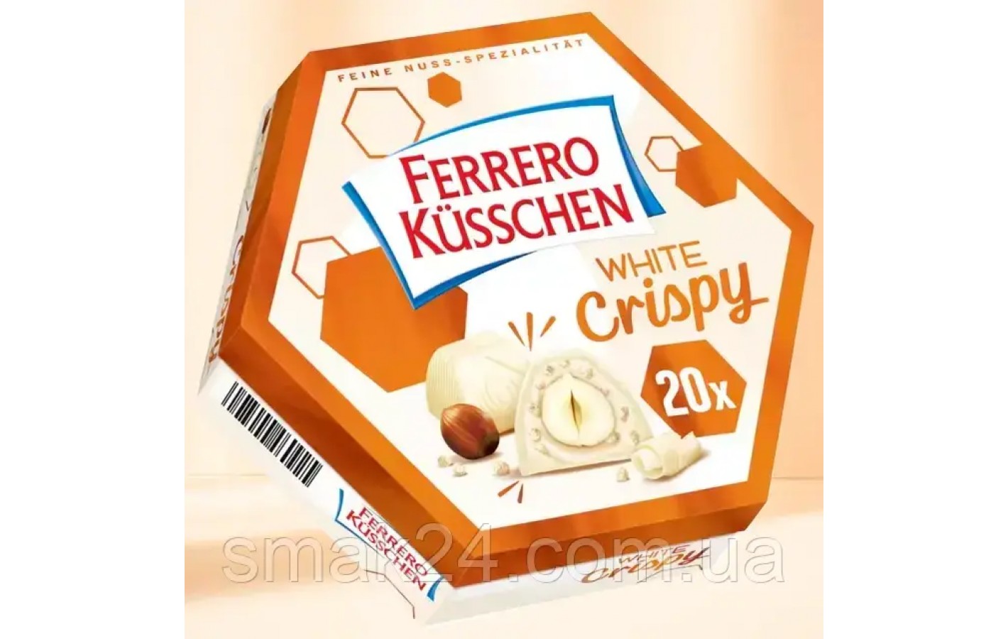 Конфеты FERRERO Küsschen WHITE CRISPY 172 г Германия