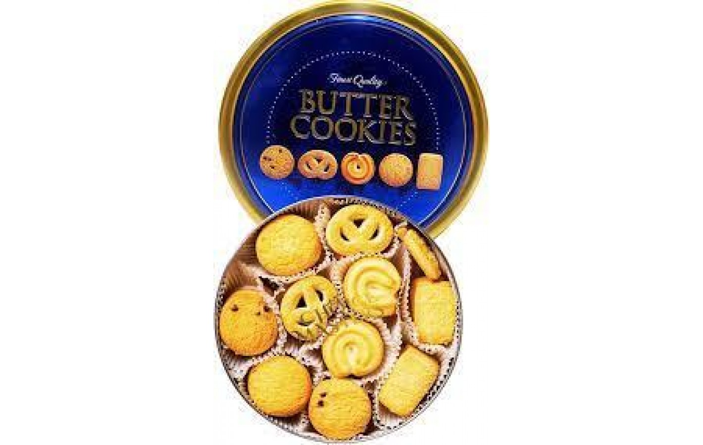 Печенье сливочное Butter Cookies Finest Quality  в ж/б Дания 454 г