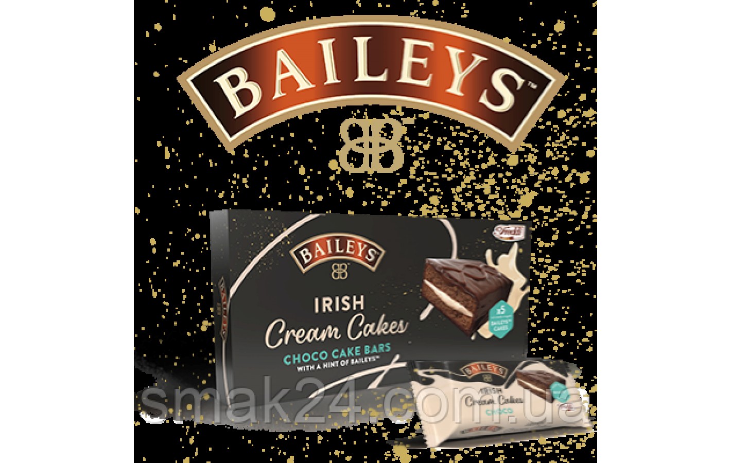 Торт «Бейліс» з Ірландським кремом Bailiys (5х39г) 195 г Італія