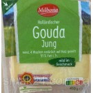 Сыр БЕЗ ЛАКТОЗЫ Milbona Gouda Holland Jung 48% Mild im Geschmack 450г Германия