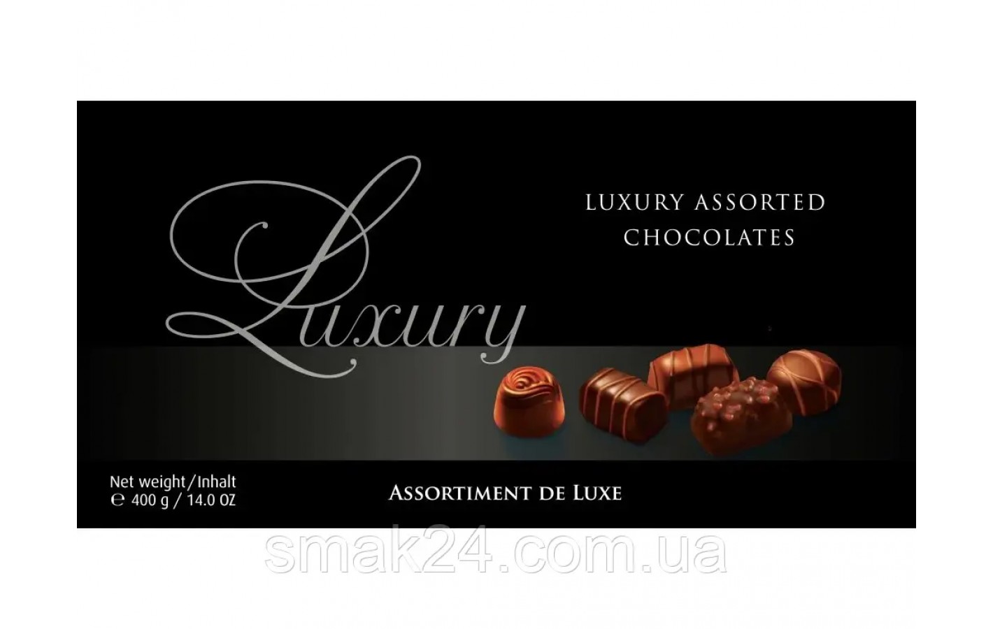 Конфеты шоколадные Ассорти  LUXURY ASSORTED CHOCOLATES DOULTON 12 вкусов Германия 400г