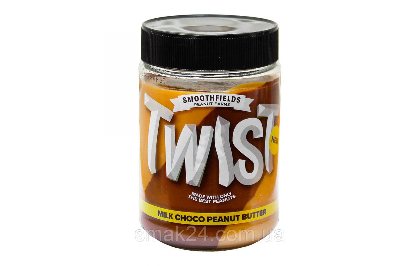 Шоколадно-Арахисовая паста (крем) с молочным шоколадом Twist Smoothfields 350г Испания