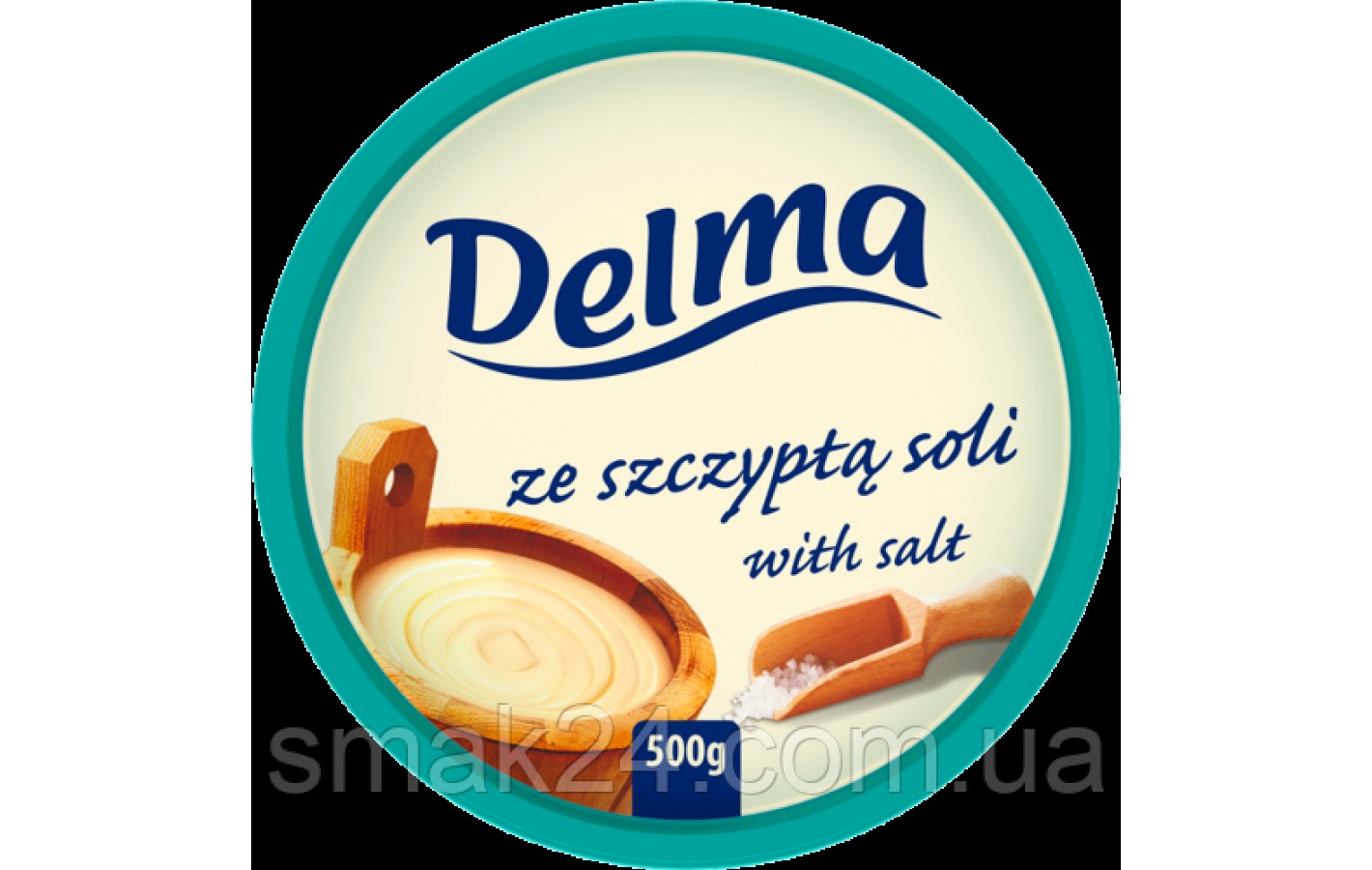 Маргарин слегка подсоленный БЕЗ КОНСЕРВАТОВ Delma Extra 39% 450г Польша