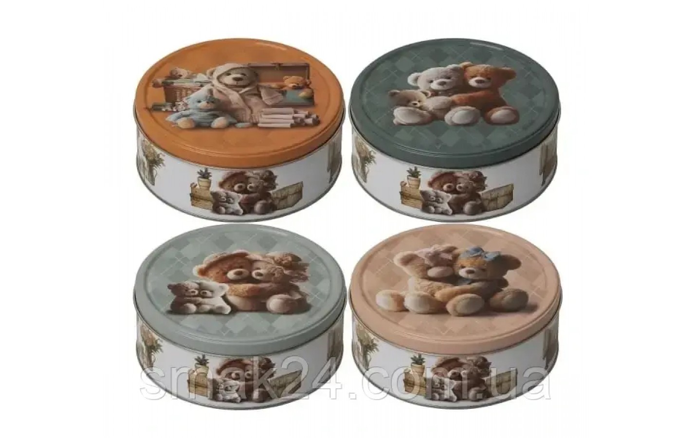 Печиво вершкове Милі Ведмедики Cute Teddies Danish Butter Cookies ж/б 150 г Данія