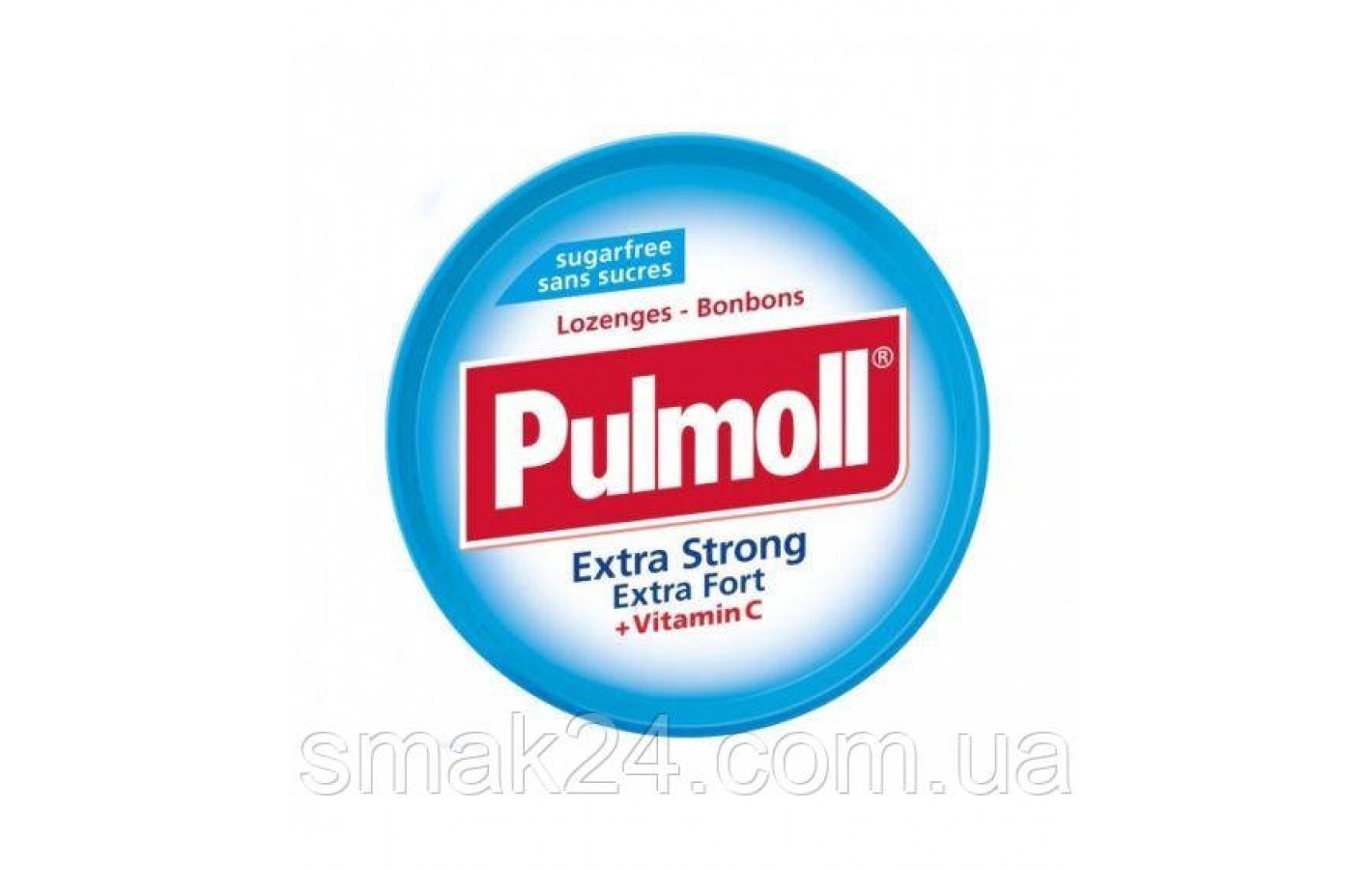 Леденцы (конфеты) С витамином С БЕЗ САХАРА Pulmoll Extra Strong + vitamin C 45г Германия