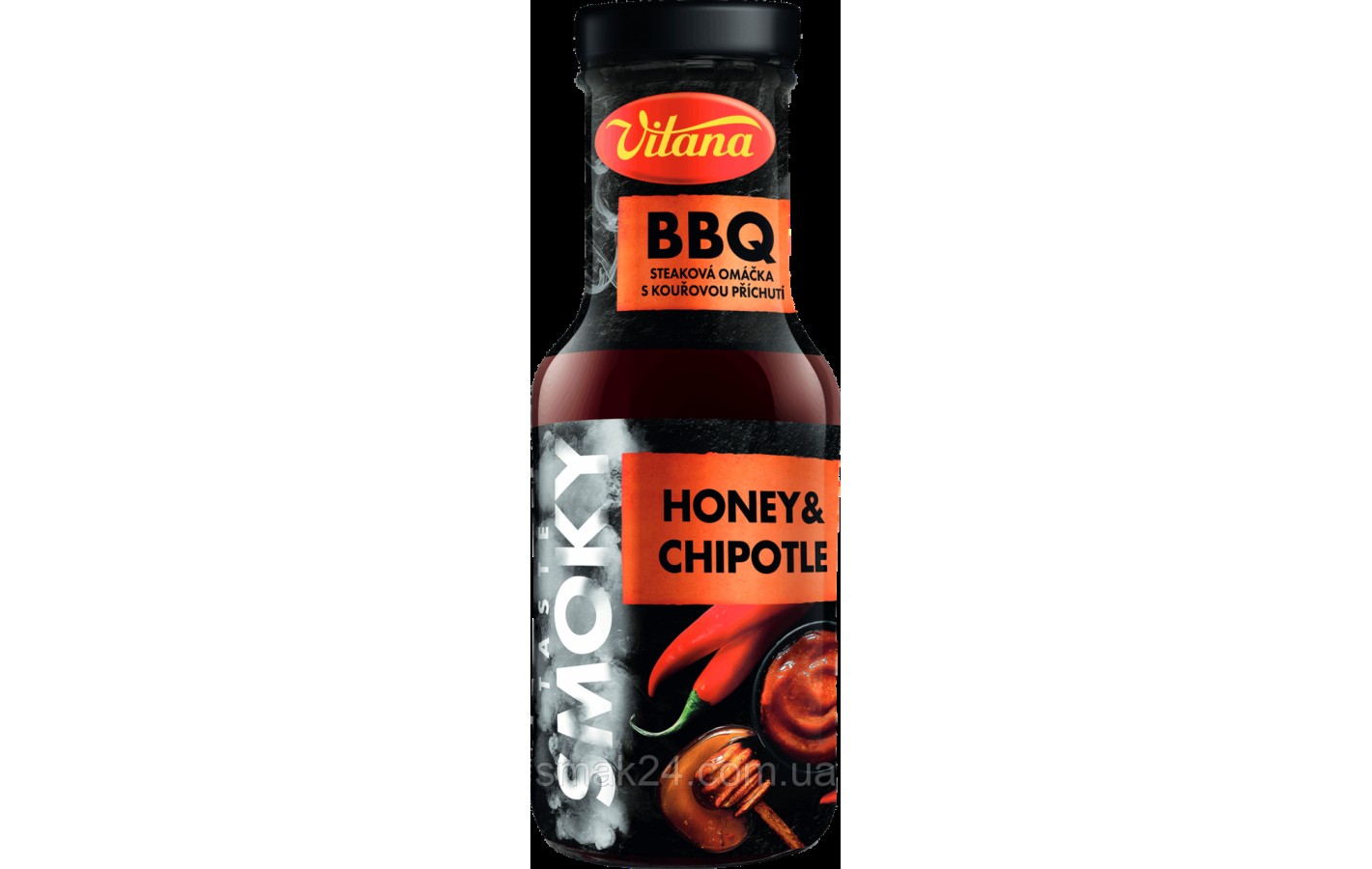 Соус для стейков с медом и копченым перцем Vitana Honey & Chipotle 230г Чехия