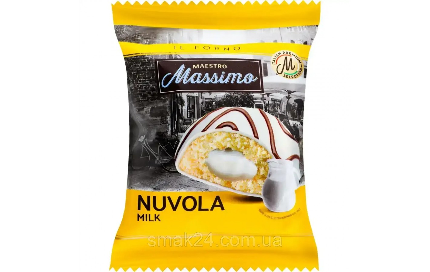 Пирожное молочное с молочным кремом Maestro Massimo Nuvola Milk 50г Италия