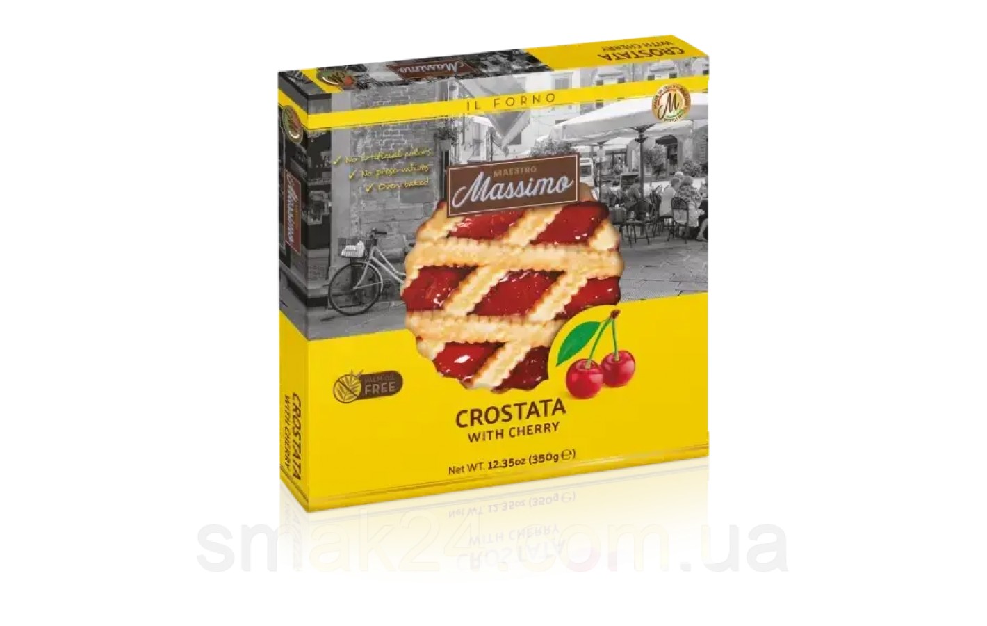 Тарт (Пиріг) з вишневим Maestro Massimo Crostata whith Cherry 350 г Італія