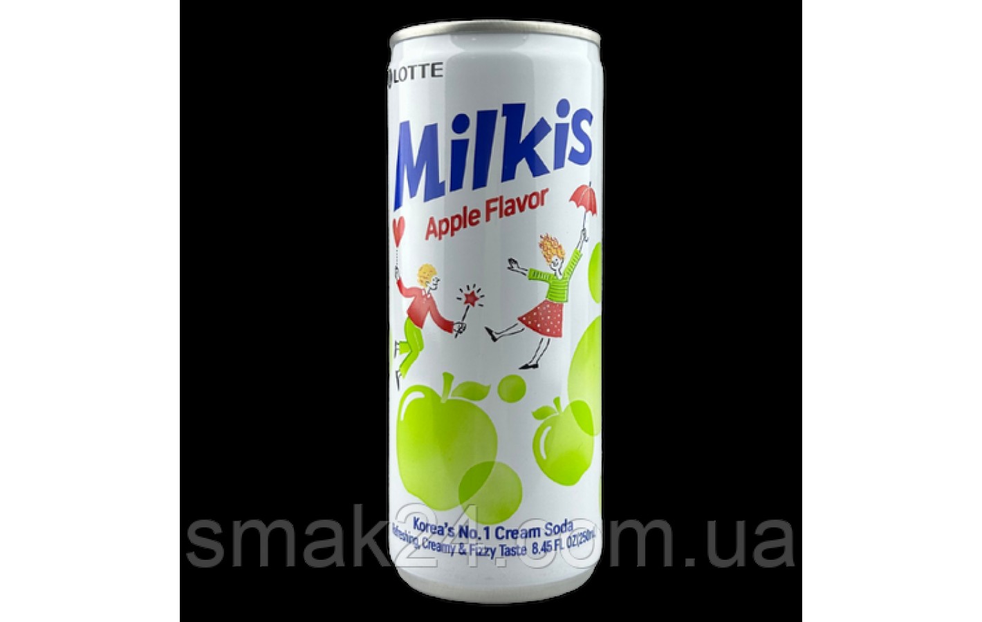 Молочний напій Мілкіс зі смаком яблука Milkis Корея