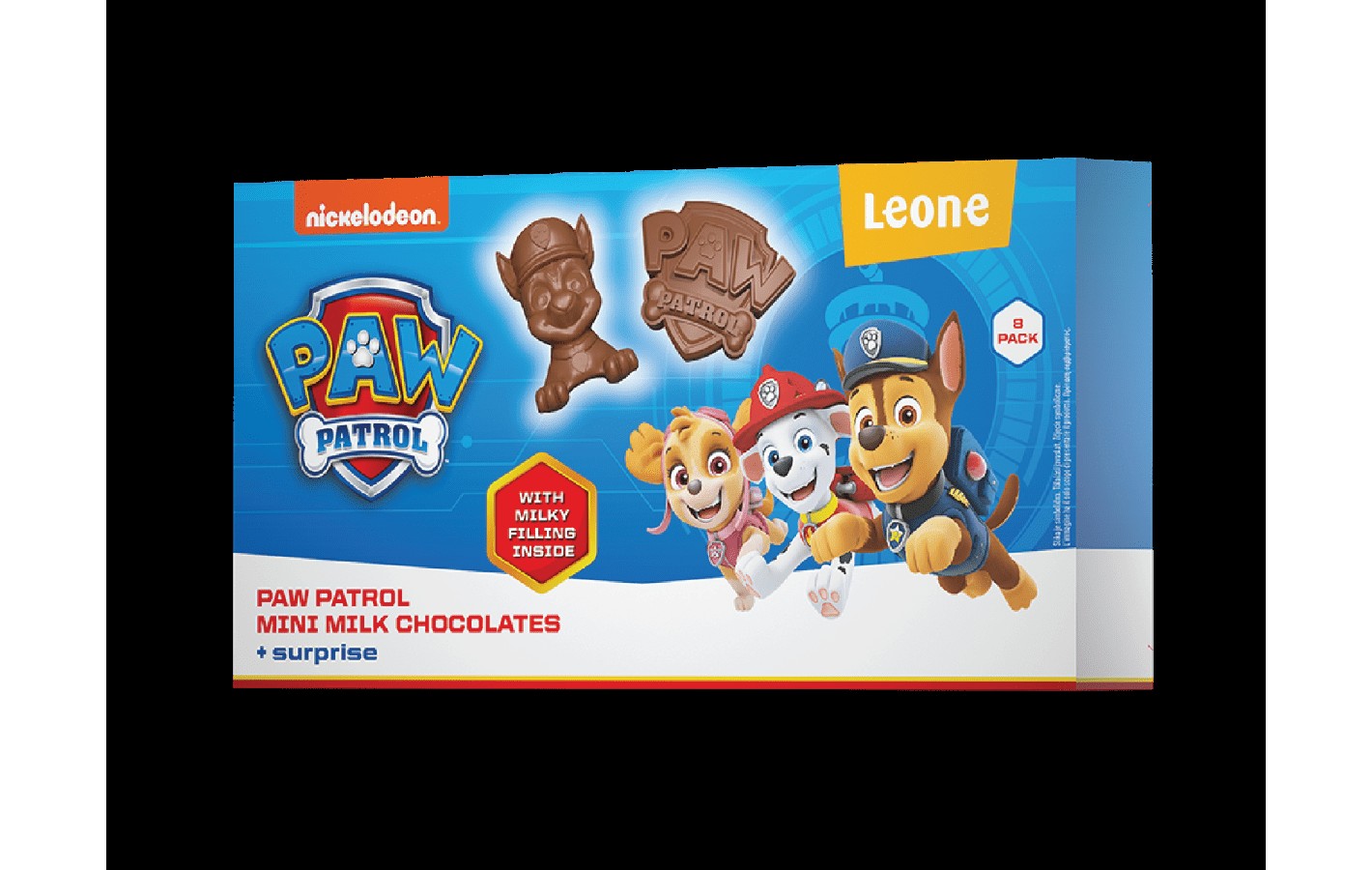 Шоколад молочный PAW PATROL Milk chocolate bars Paw Patrol 100г Испания