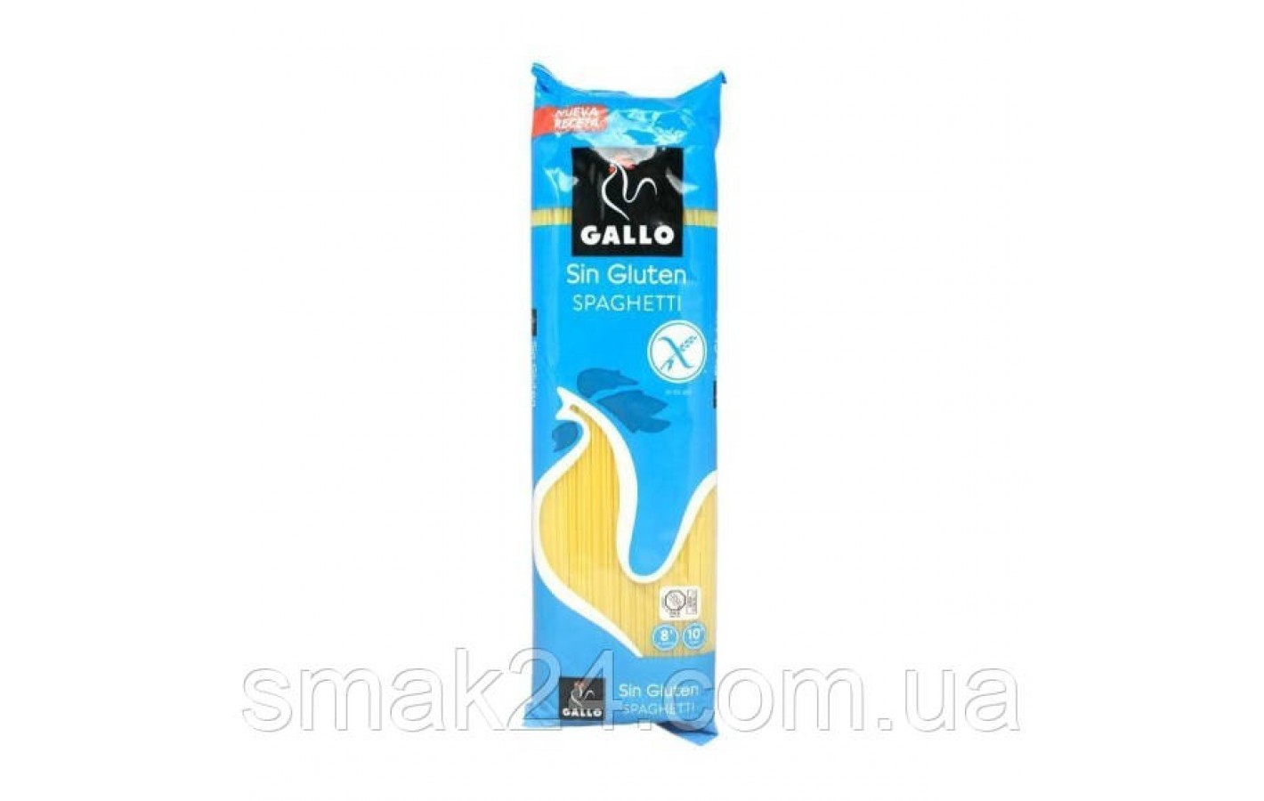 Макаронные изделия БЕЗ ГЛЮТЕНА, ЛАКТОЗЫ, ЯИЦ Спагетти Gallo  Spaghetti  450 г Испания
