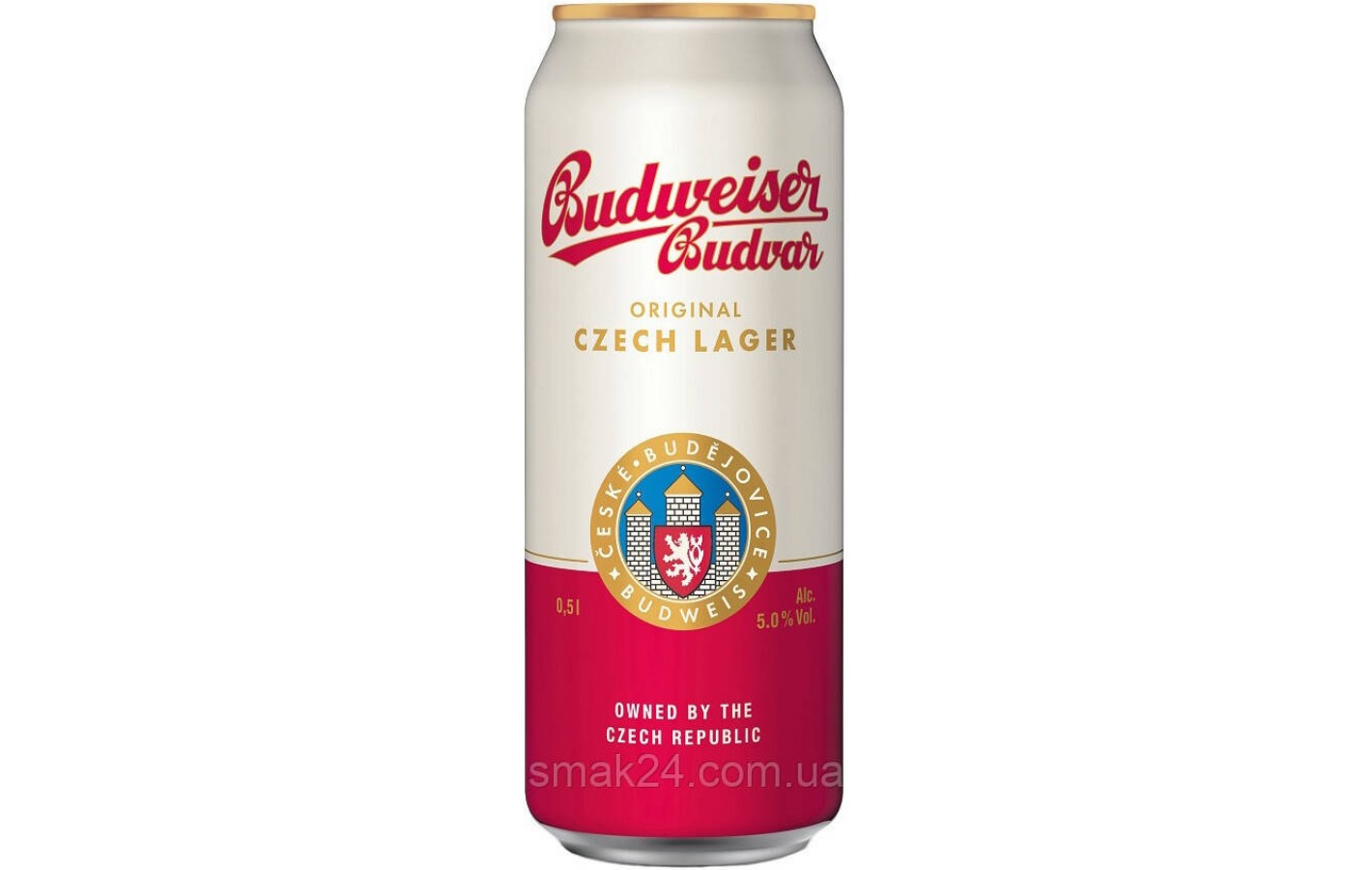Пиво светлое Budweiser Budvar ORIGINAL 5% 0.5л Чехия