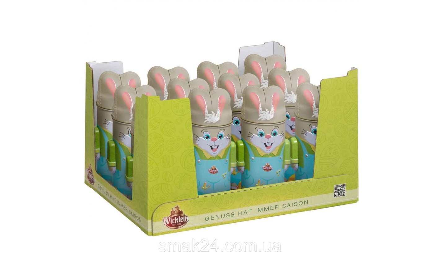 Печенье сливочное Праздничный Кролик Wicklein Buttergebäck   в ж/б 200 г Германия